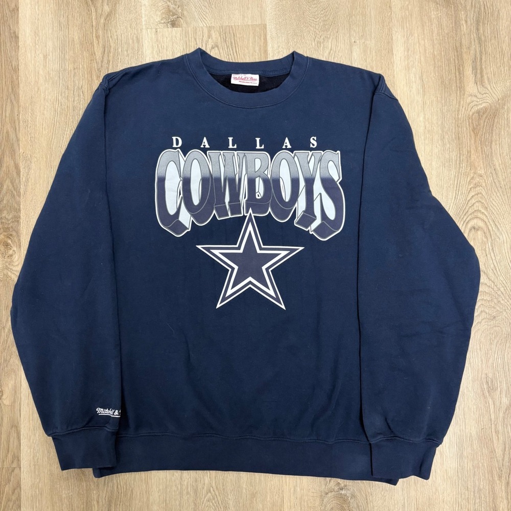 Vintage Dallas Cowboys Sweatshirt Mens XL Blue NFL Football 90s